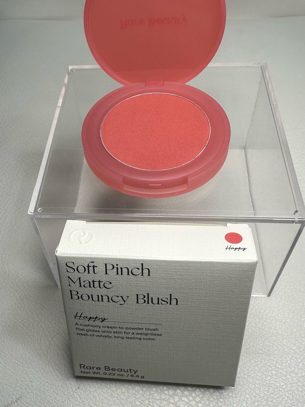 Rare Beauty Soft Pinch Matte Bouncy Blush — Happy (Pink Coral)